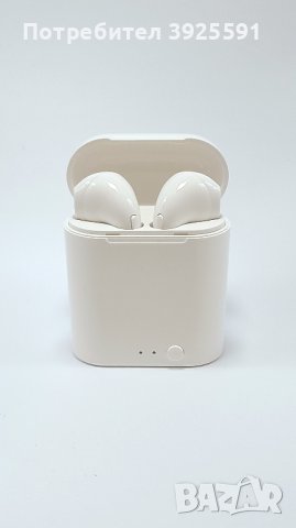 Безжични слушалки i7S TWS, снимка 2 - Безжични слушалки - 43440045