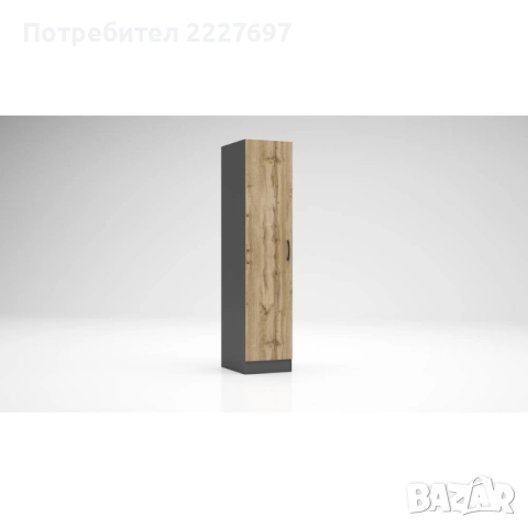 Еднокрилен гардероб Аполо 7, снимка 9 - Гардероби - 52221946