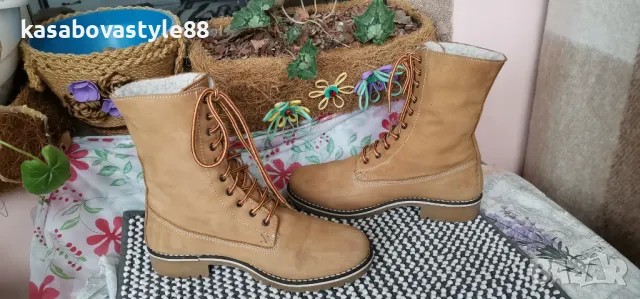 Ботуши от естествена кожа 41н., снимка 8 - Дамски ботуши - 47930006