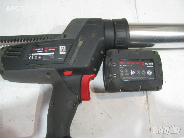 Акумулаторен пистолет за силикон AKP 18-600 M-CUBE, снимка 2 - Други инструменти - 44925500