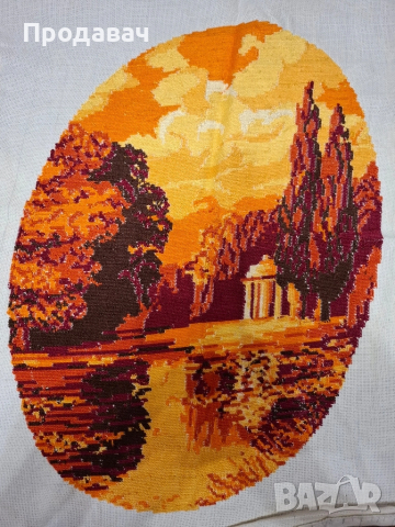 Гоблен "Златния параклис", снимка 4 - Гоблени - 52360473