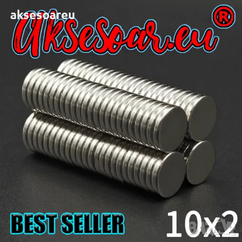 Супер силни нови неодимови дискови малки мощни магнити за хладилник строителни научни занаятчийски и, снимка 5 - Колекции - 47892655