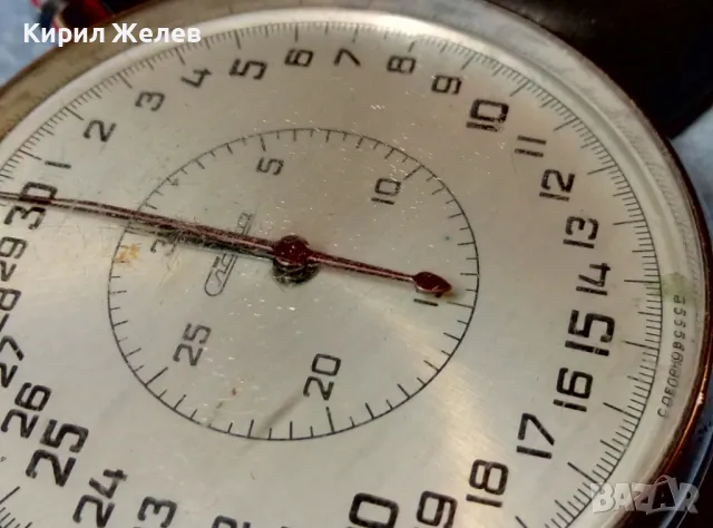 СЛАВА 20 КАМНЕЙ СДЕЛАНО в СССР Стар ГОЛЯМ ПРОФЕСИОНАЛЕН РУСКИ СПОРТЕН ХРОНОМЕТЪР РЯДЪК МОДЕЛ 47808, снимка 5 - Антикварни и старинни предмети - 48288670
