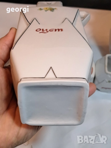 български порцеланови буркани за подправки за допълване 11/6, снимка 9 - Сервизи - 51881096