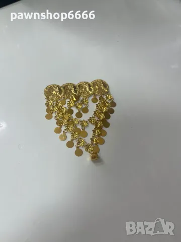 Златна висулка за коса 14К / Златна фиба за коса 14К, снимка 8 - Колиета, медальони, синджири - 50301024