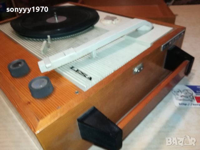 ГРАМОФОН В ДЪРВЕН КУФАР 0512231206, снимка 10 - Грамофони - 43282124