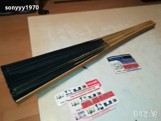 ГОЛЯМО ЧЕРНО ВЕТРИЛО 100Х60СМ ВЕЛУР ИНДИАНЕЦ+ЛЪВ 0511241733, снимка 18 - Антикварни и старинни предмети - 47853667