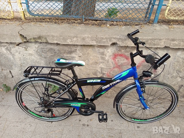 24 цола алуминиев велосипед с 7 скорости усилени капли като нов в перфектно състояние , снимка 10 - Велосипеди - 50740978