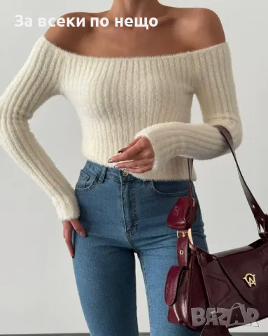 Дамска Блуза С Дълъг Ръкав - 3 Налични Цвята Код A378, снимка 2 - Блузи с дълъг ръкав и пуловери - 48672847