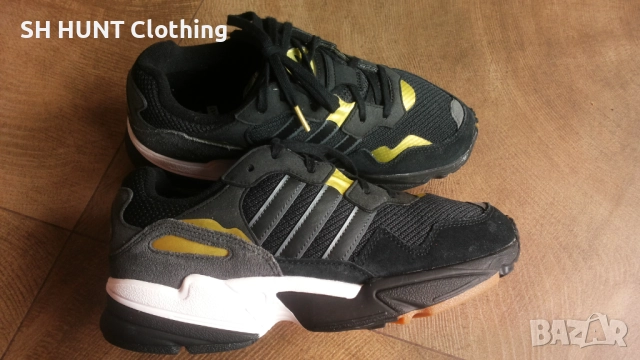 Adidas Yung-96 J Black Gray Gold Размер EUR 38 / UK 5 дамски детски маратонки 174-14-S