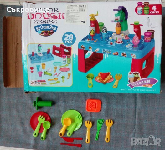 Детска игра магазин за сладолед играчка конструктор, снимка 7 - Конструктори - 43788630