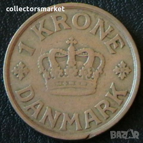 1 крона 1925, Дания, снимка 1 - Нумизматика и бонистика - 28377330