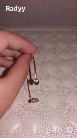 Гривна със сърце, снимка 4 - Гривни - 32868411