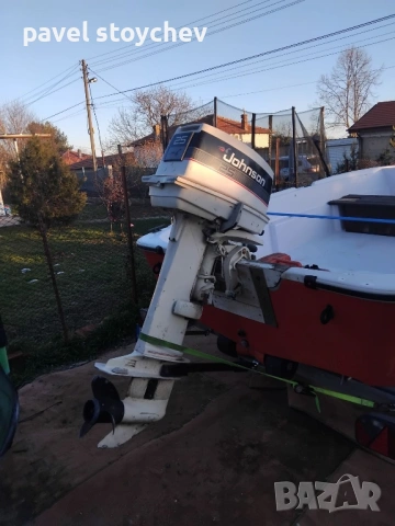 Джонсън 25кс 2Т с горивна линия резервоар, снимка 3 - Воден транспорт - 53081022