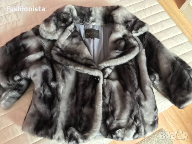 Дамско палтенце от еко косъм -ново