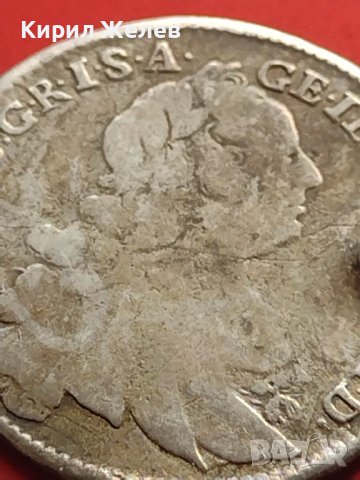 Сребърна монета 17 кройцера 1752г. Франц първи Кремниц Австрия 26215, снимка 2 - Нумизматика и бонистика - 42984726