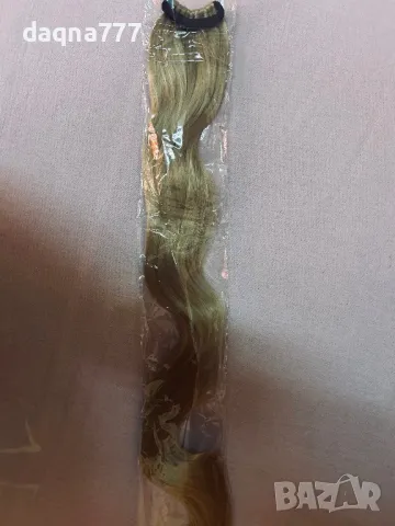 Луксозна 66.04 см права конска опашка за жени, снимка 12 - Аксесоари за коса - 49460322