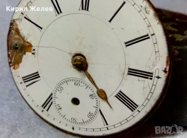 МЕХАНИЗЪМ от РЯДЪК СТАР ВИКТОРИАНСКИ ДЖОБЕН ЧАСОВНИК с РИМСКИ ЦИФЕРБЛАТ 47152, снимка 15 - Антикварни и старинни предмети - 48578468