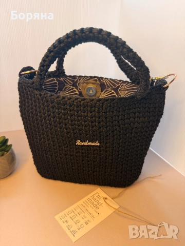 Плетена чанта , снимка 3 - Чанти - 52841764