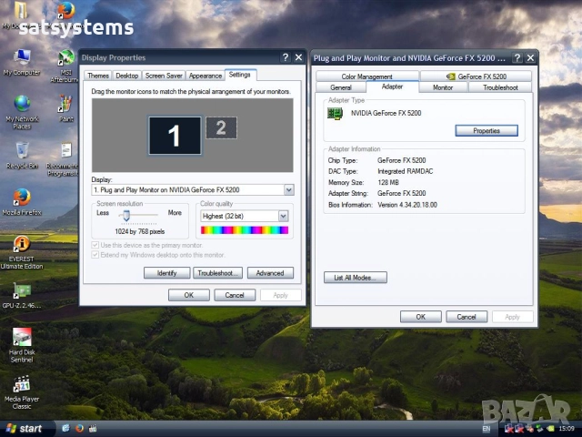 Видео карта NVidia GeForce Albatron FX5200P 128MB DDR 128bit AGP, снимка 13 - Видеокарти - 27603262