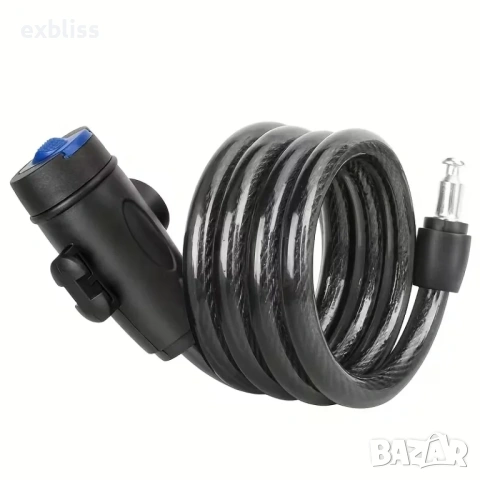 Здраво заключване за колело 86см с водоустойчива ключалка, снимка 6 - Части за велосипеди - 53387813