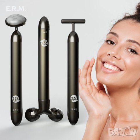 Wotocare Електрически масажор за лице ''3 в 1'' Beauty Bar - Стягащо лице и против бръчки - Лифтинг , снимка 1