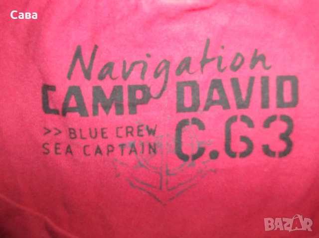 Тениски CAMP DAVID  мъжки,2ХЛ  /бяла,червена,розова/, снимка 11 - Тениски - 50328972