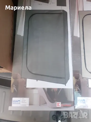 Текстилен гардероб 100х174х46 см , Нов подвижен гардероб сив, снимка 2 - Гардероби - 48662519