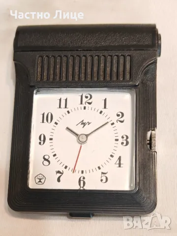 Два Модела на Редки Руски Соц СССР Часовници Будилници Луч, снимка 6 - Антикварни и старинни предмети - 50057150