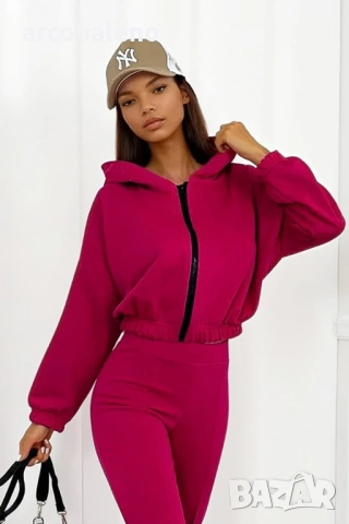 Дамски комплект от суитшърт и панталон Melissa, 5цвята , снимка 6 - Комплекти - 51987271