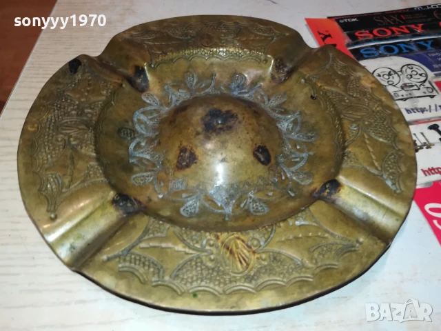 ПЕПЕЛНИК-МЕД/МЕСИНГ 17СМ ВНОС ГЕРМАНИЯ 0208252008LCHERY