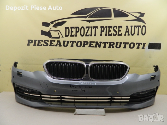 Предна броня BMW серия 5 G30 / G31, 2017, 2018, 2019, 2020, оригинален код 51117385336