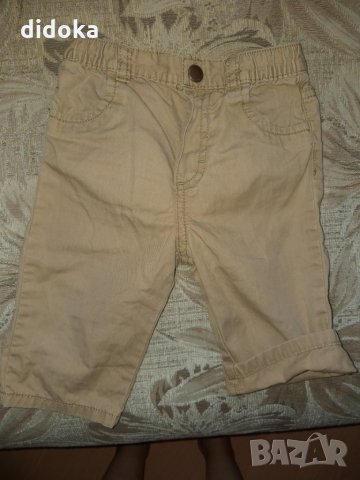 Кафяви панталонки до коляното, снимка 1