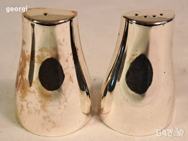 посребрен комплект за сол и пипер 19/4, снимка 4 - Аксесоари за кухня - 49168144