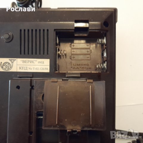 111. Стационарен телефон Veris DERBY - бутонен, снимка 9 - Стационарни телефони и факсове - 43133483