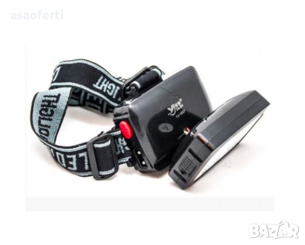 Акумулаторен челник фенер за главаYJ-1837 12 Led, снимка 2 - Къмпинг осветление - 35530434