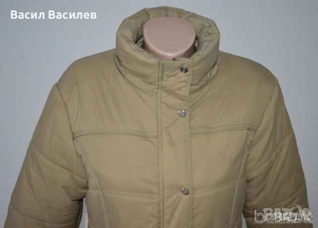 Martex дамско дълго яке шушляково бежово, снимка 3 - Якета - 51931187