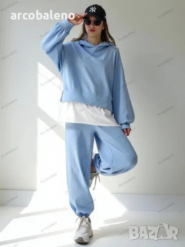 Дамски ежедневен комплект от две части, 5цвята , снимка 5 - Комплекти - 49199460