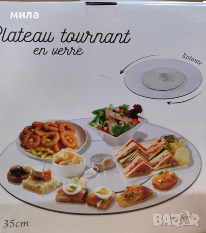 Въртящо се плато, снимка 2 - Прибори за хранене, готвене и сервиране - 51629031