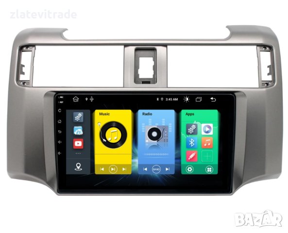 TOYOTA 4RUNNER 2010/2019 9" Андроид НАВИГАЦИЯ, 9670