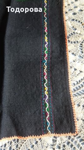 Автентична престилка от народна носия, снимка 4 - Антикварни и старинни предмети - 28917393