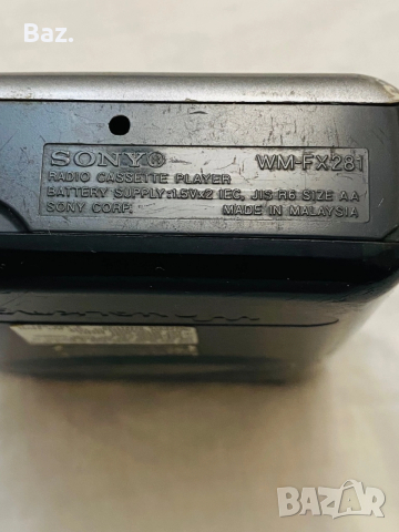   Sony  модел WM-FX281, снимка 3 - Радиокасетофони, транзистори - 52962758