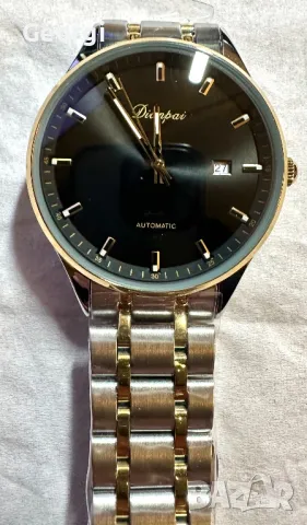 Мъжки класически автоматичен Златен часовник Dianpai* Gold !, снимка 11 - Мъжки - 49337962