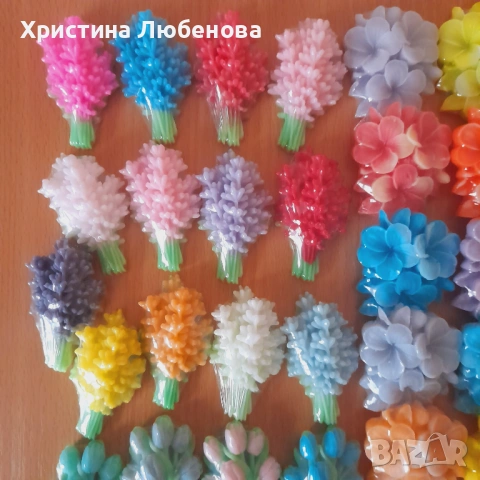 глицеринови букетчета , снимка 17 - Декорация за дома - 43901427