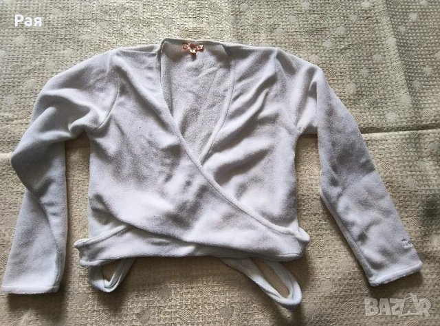  Топ с прегръщане и дълги ръкави 8 години и пола Repetto, снимка 6 - Художествена гимнастика - 50162464