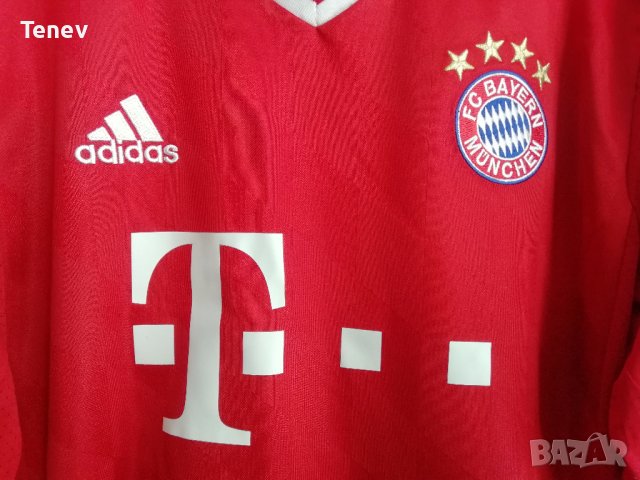 Bayern Munich Mario Gotze Adidas оригинална тениска футболна фланелка 2013/2014 L Байерн Гьотце, снимка 4 - Тениски - 38501985