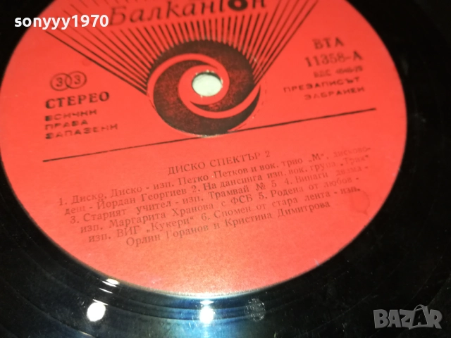 ДИСКО СПЕКТЪР 2 0210251251, снимка 9 - Грамофонни плочи - 51918988