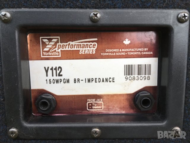 Yorkville Y112 тонколони 12", снимка 6 - Други - 33606133