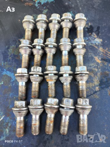 Оригинални болтове за лети джанти М14×1.5, снимка 3 - Аксесоари и консумативи - 43019776