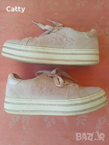 Дамски бледо розови маратонки , снимка 6 - Маратонки - 52266239